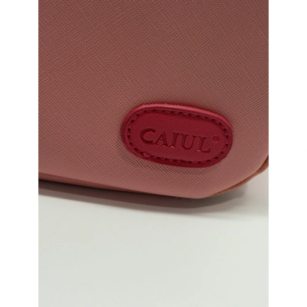 CAIUL Synthetic Leather Camera Case‎ Pink w/ Strap for Fujifilm Instax Mini 75